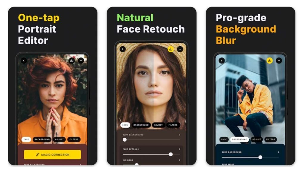Lensa Photo Editor App features
