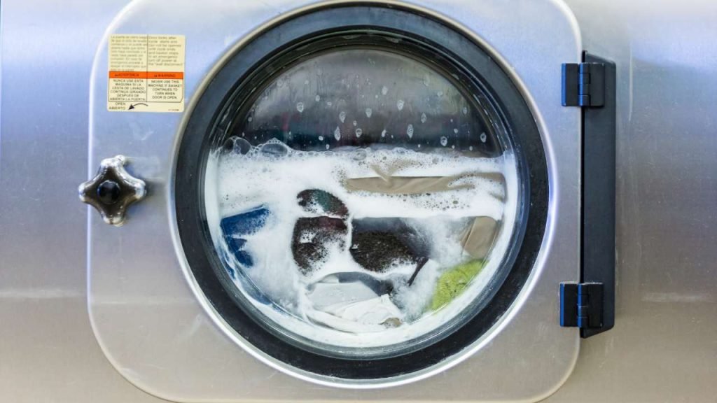 Washing Machine Blocked Drain Pump Filter Image